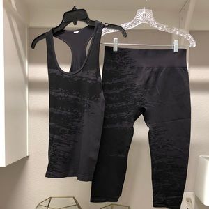 Fabletics Seamless Yoga Pants & Workout Top